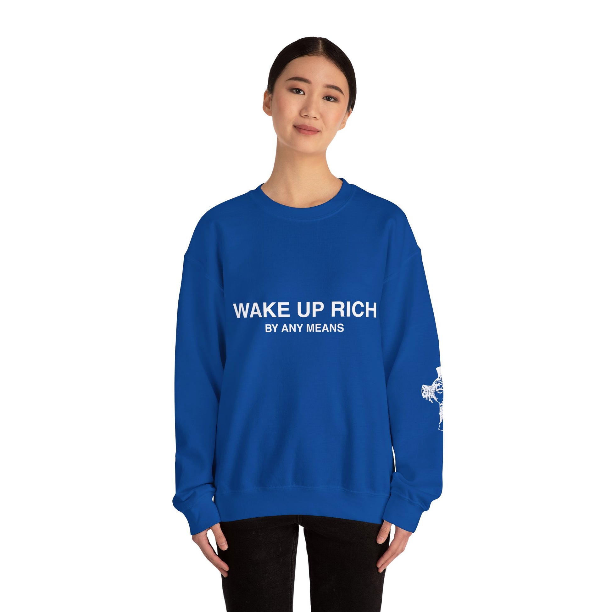 Wake Up Rich™ Unisex Crewneck Sweatshirt