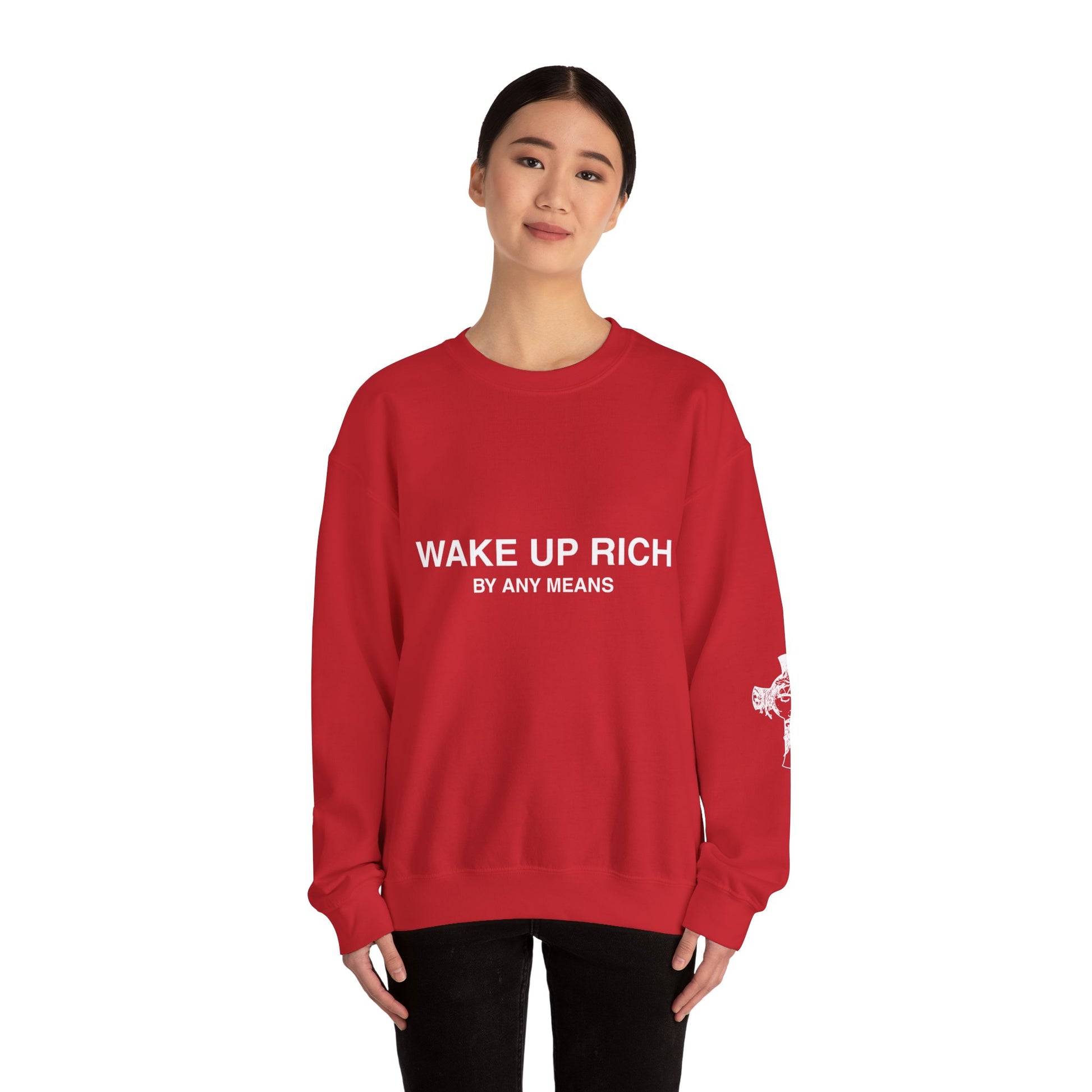 Wake Up Rich™ Unisex Crewneck Sweatshirt