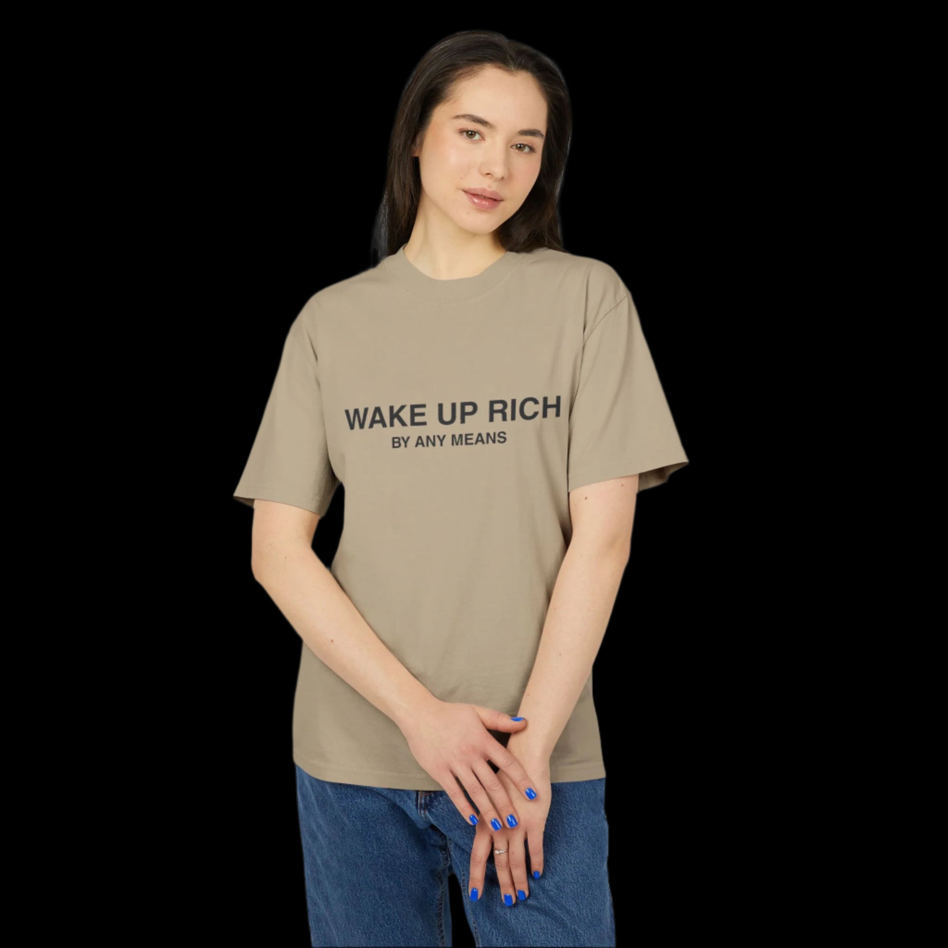 Wake Up Rich™ Unisex Heavy Faded Tee