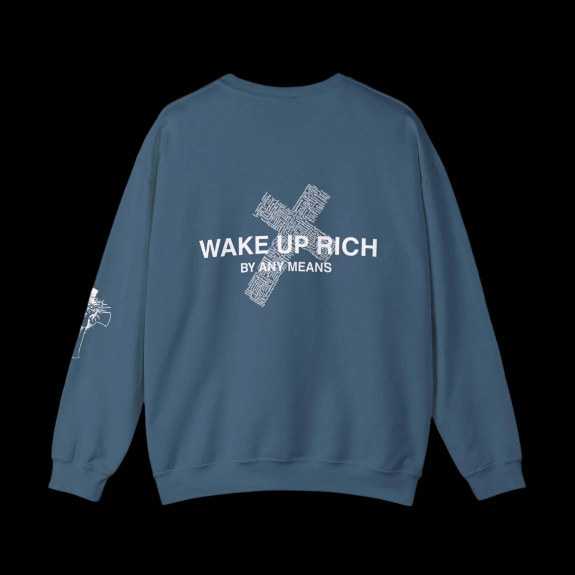 Wake Up Rich™ Unisex Crewneck Sweatshirt