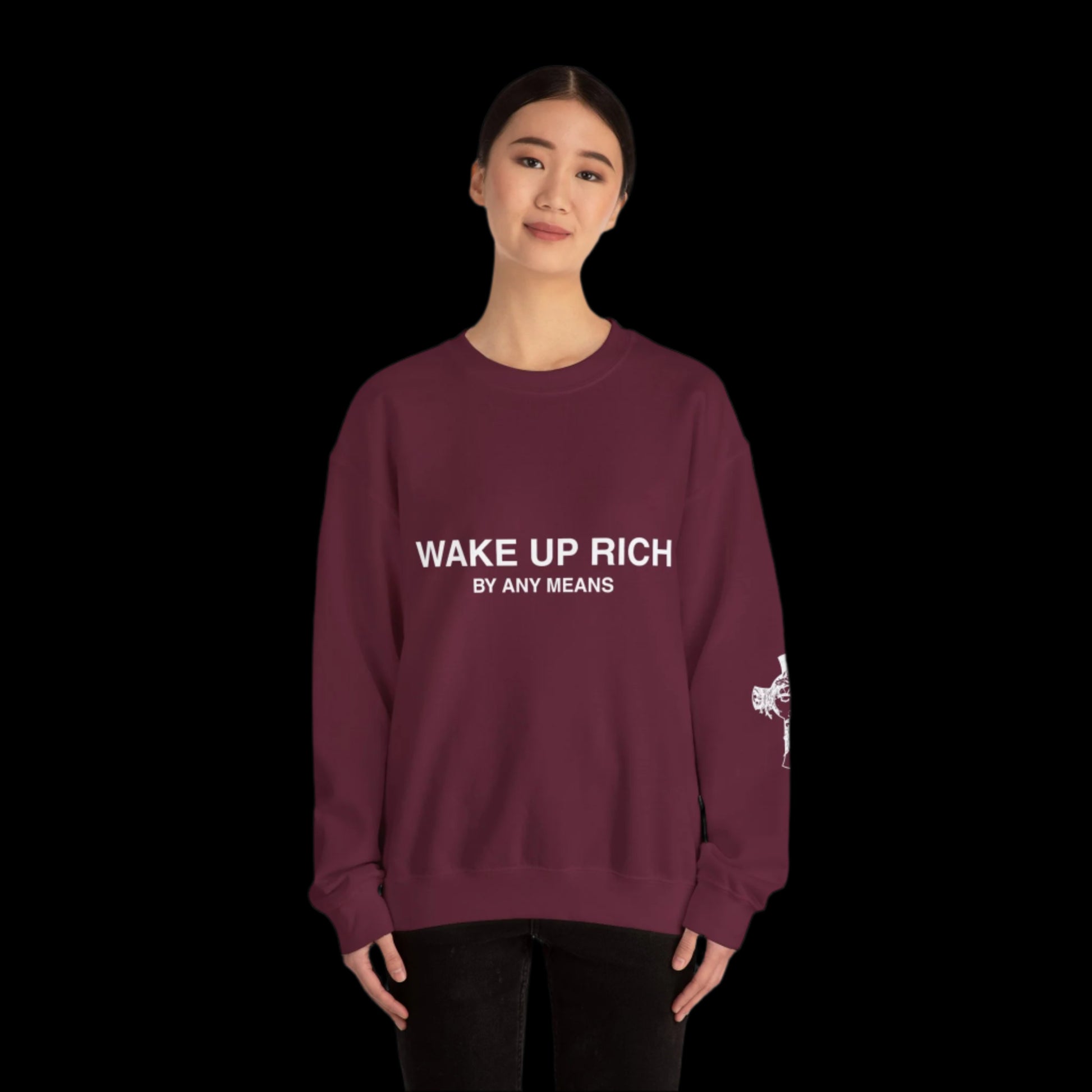 Wake Up Rich™ Unisex Crewneck Sweatshirt