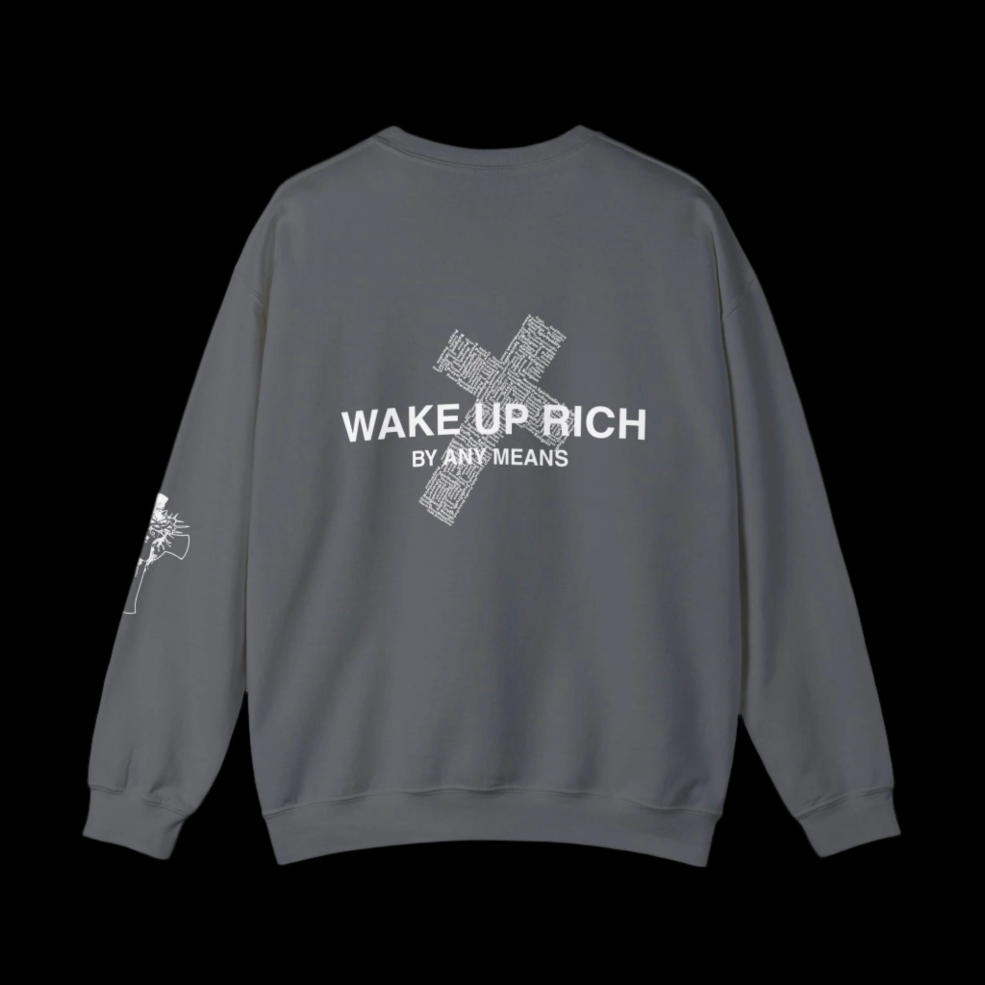 Wake Up Rich™ Unisex Crewneck Sweatshirt