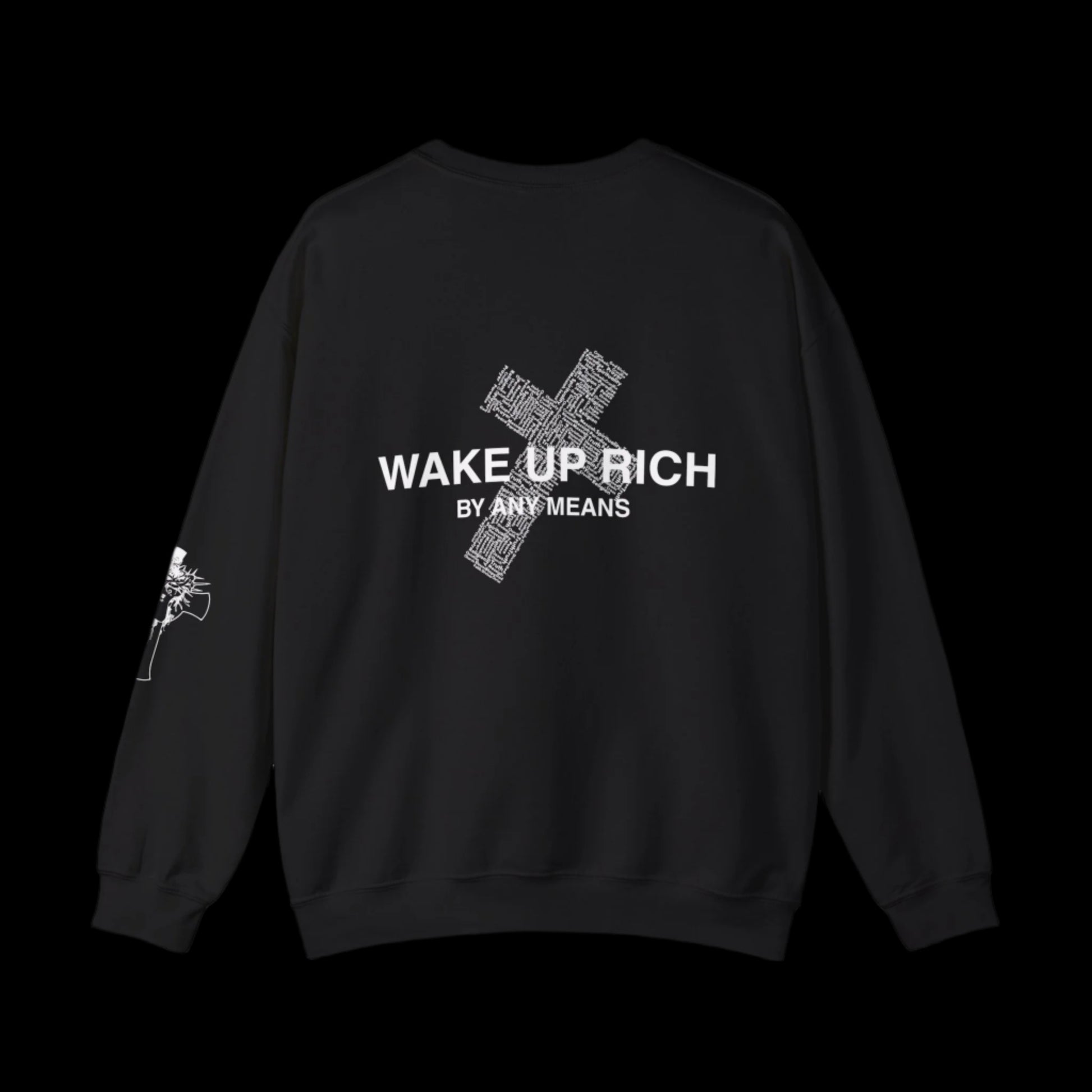 Wake Up Rich™ Unisex Crewneck Sweatshirt