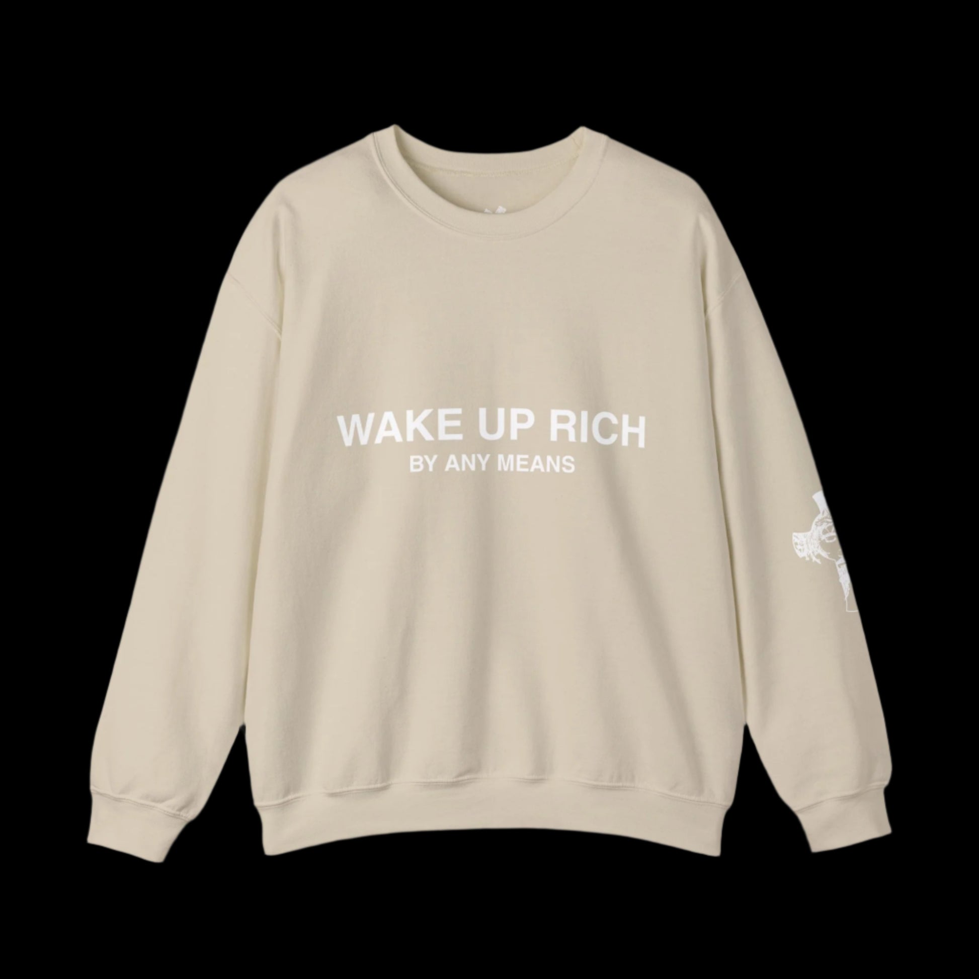 Wake Up Rich™ Unisex Crewneck Sweatshirt