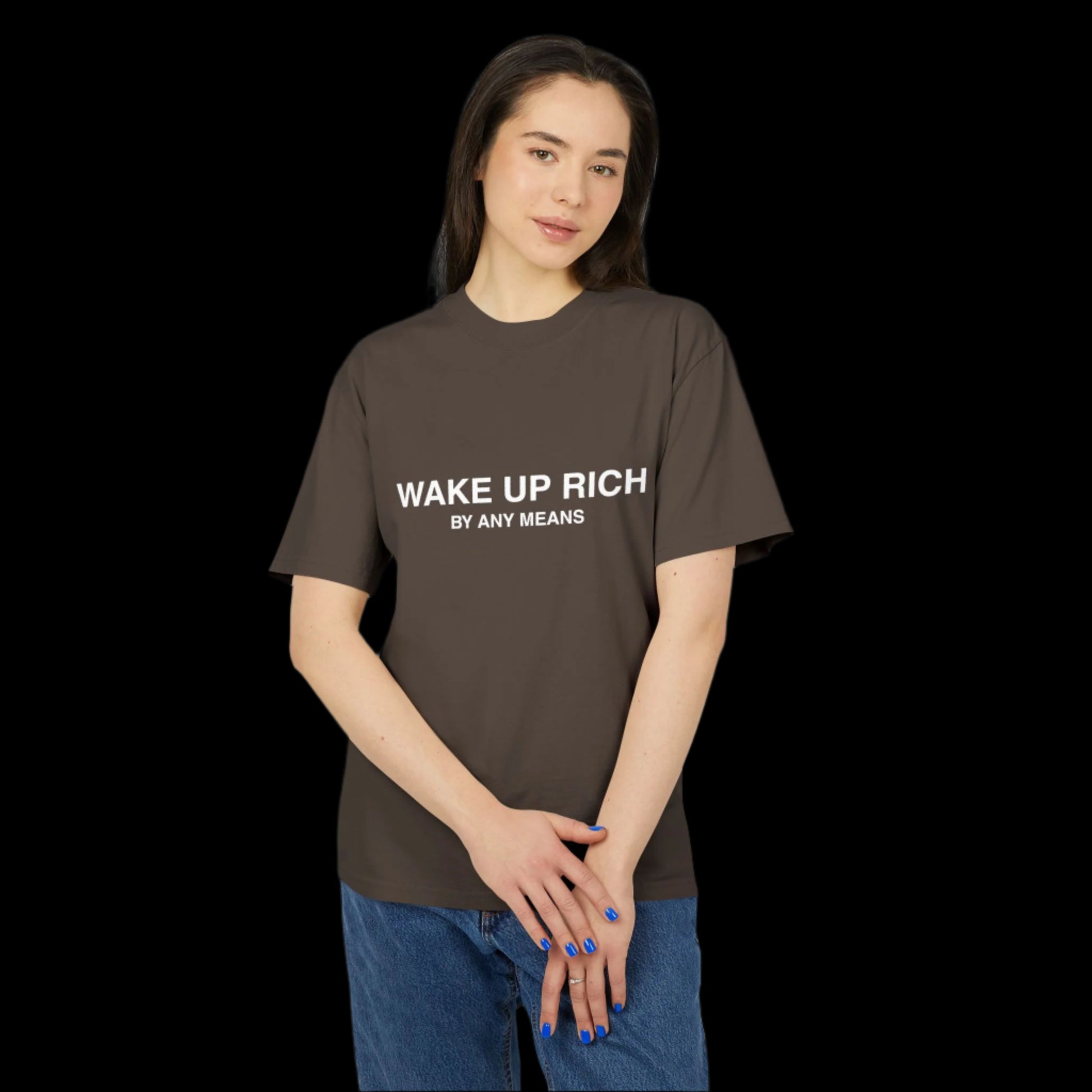 Wake Up Rich™ Unisex Heavy Faded Tee