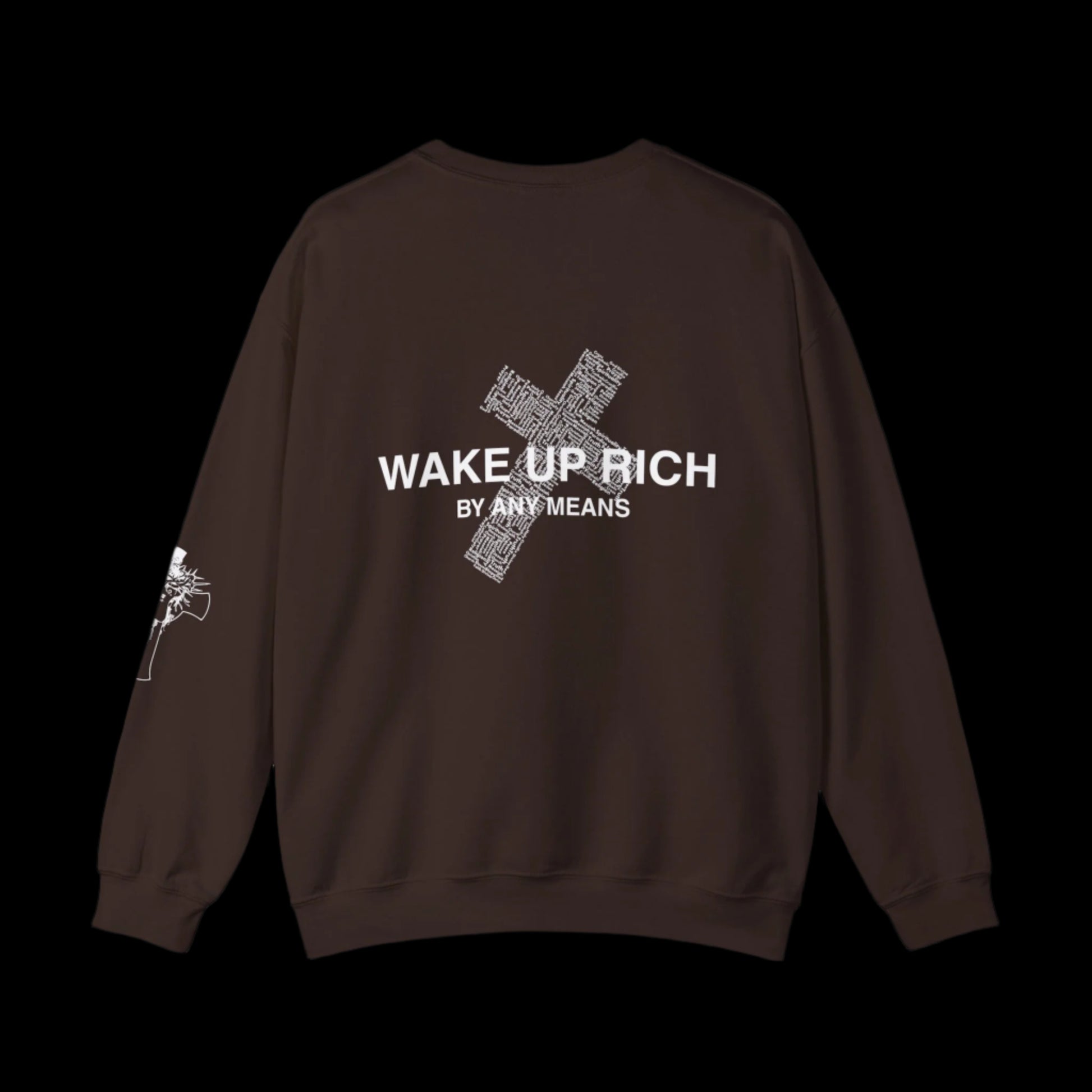 Wake Up Rich™ Unisex Crewneck Sweatshirt