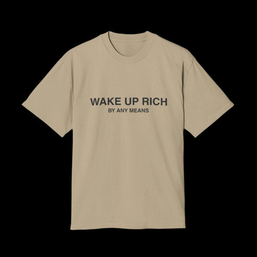 Wake Up Rich™ Unisex Heavy Faded Tee