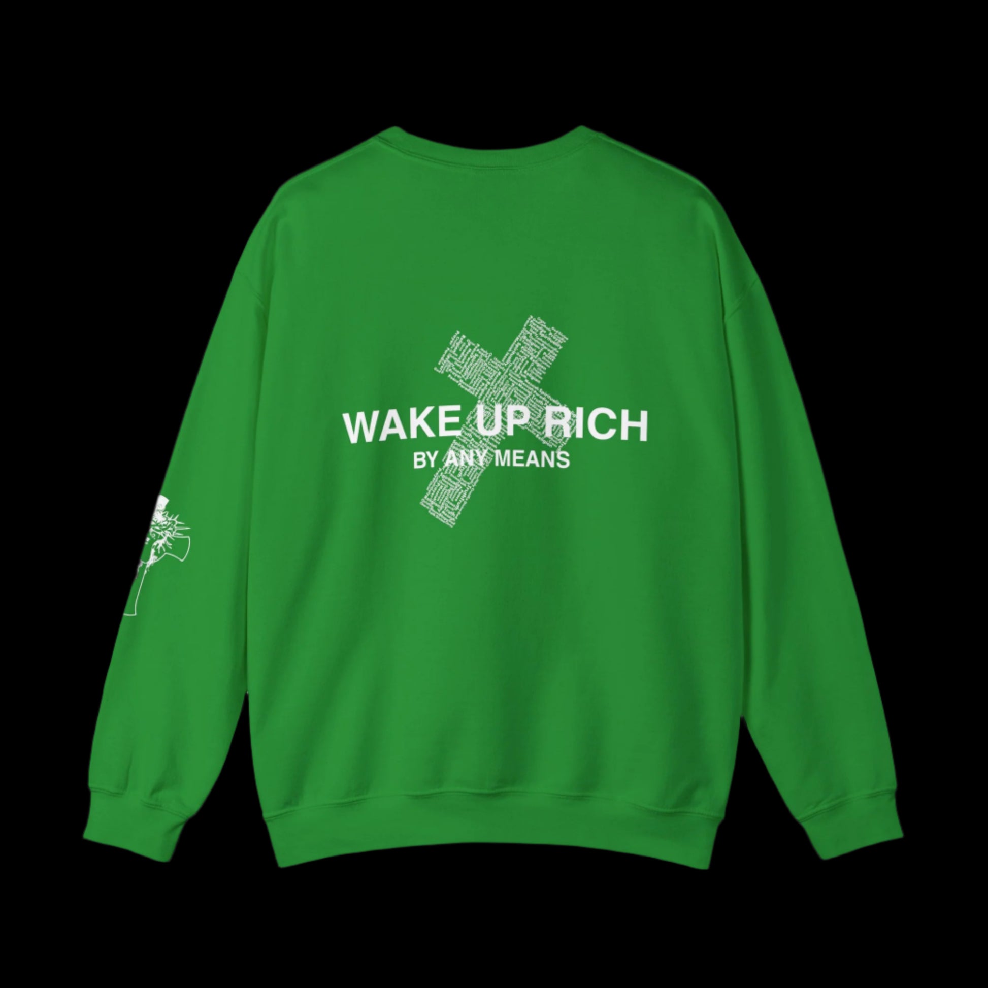 Wake Up Rich™ Unisex Crewneck Sweatshirt