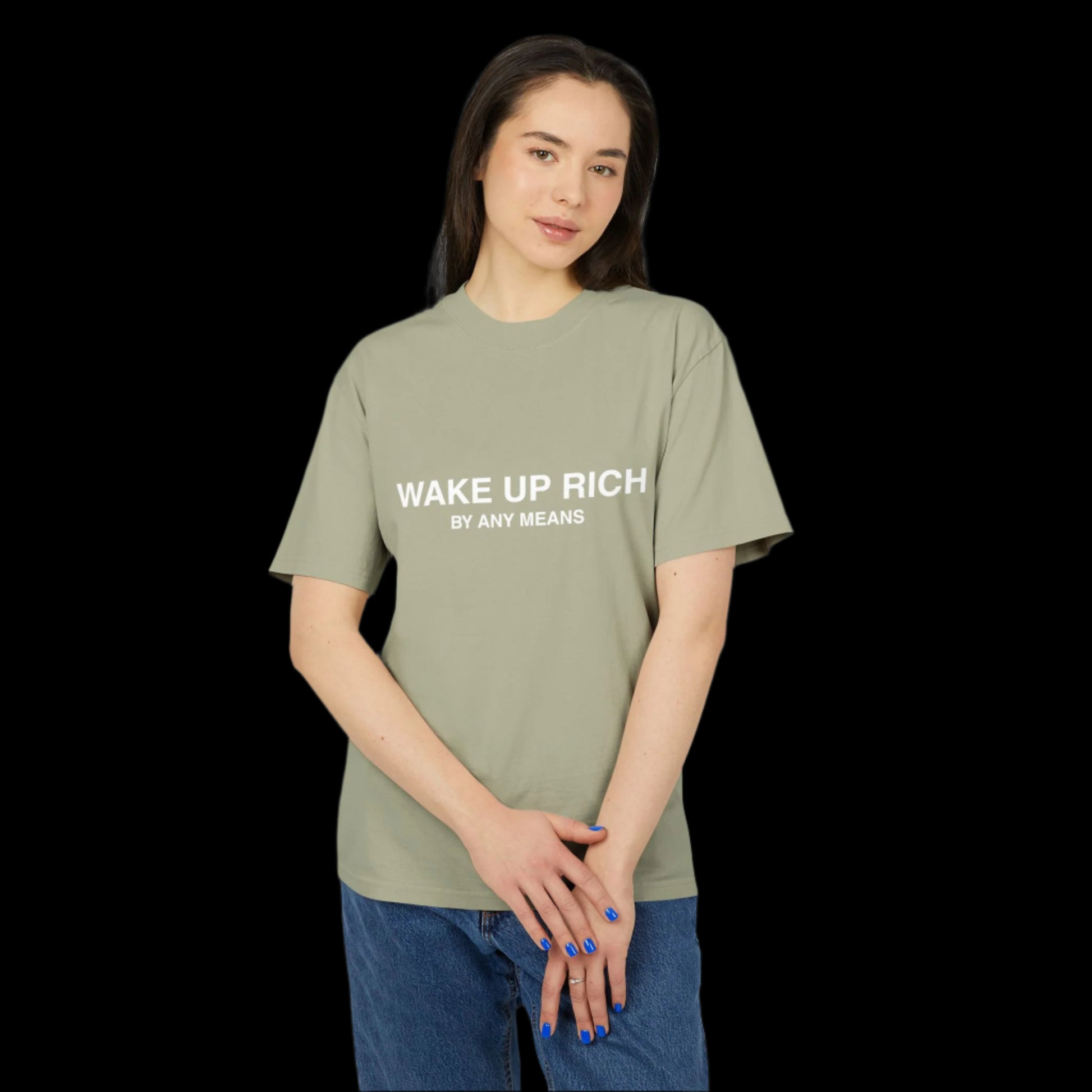 Wake Up Rich™ Unisex Heavy Faded Tee