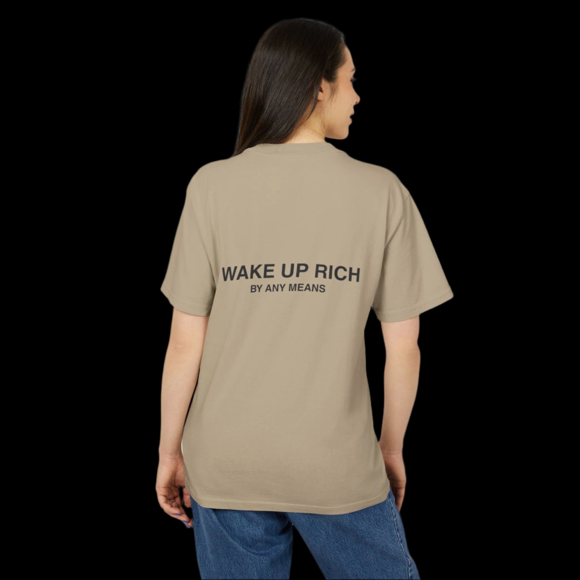 Wake Up Rich™ Unisex Heavy Faded Tee