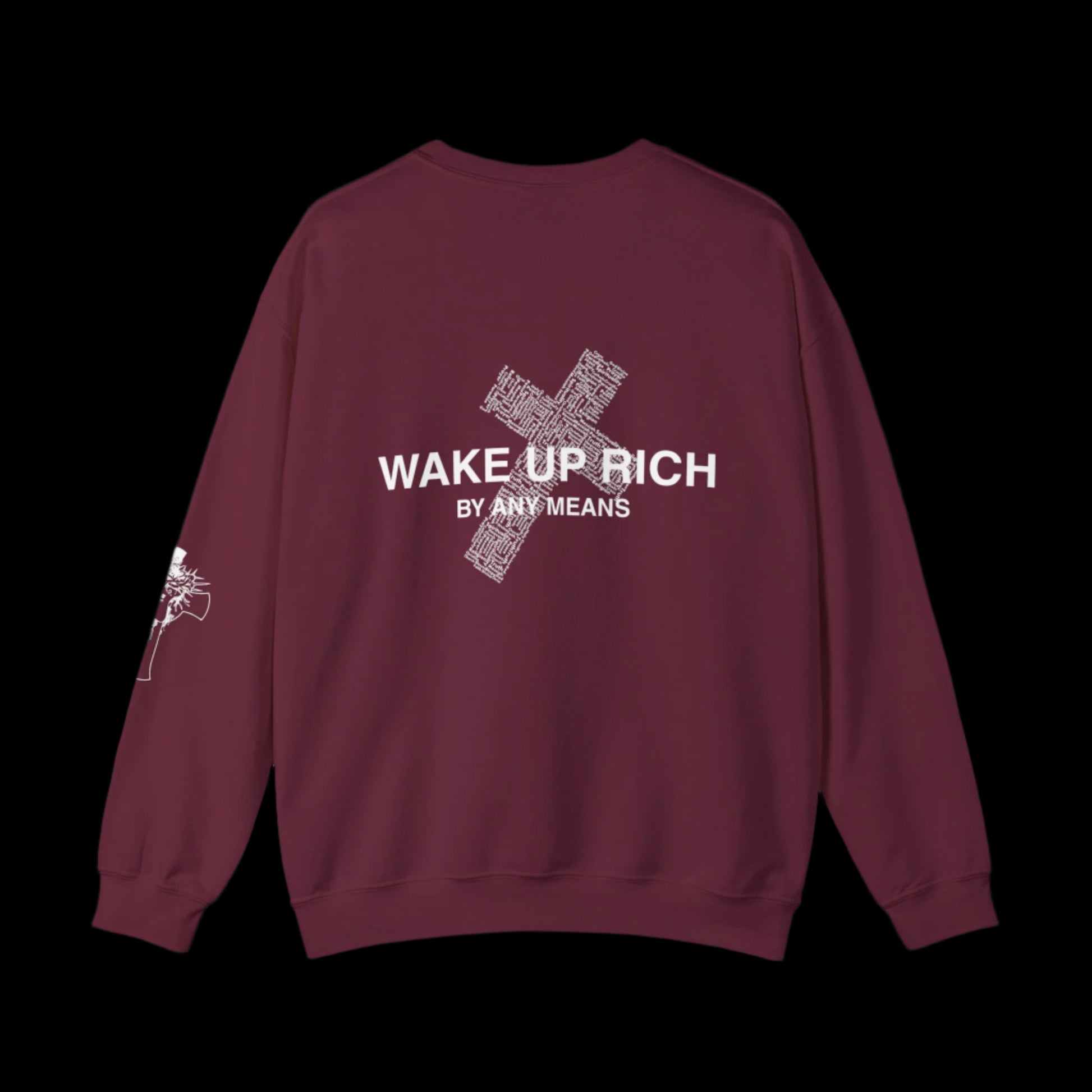 Wake Up Rich™ Unisex Crewneck Sweatshirt