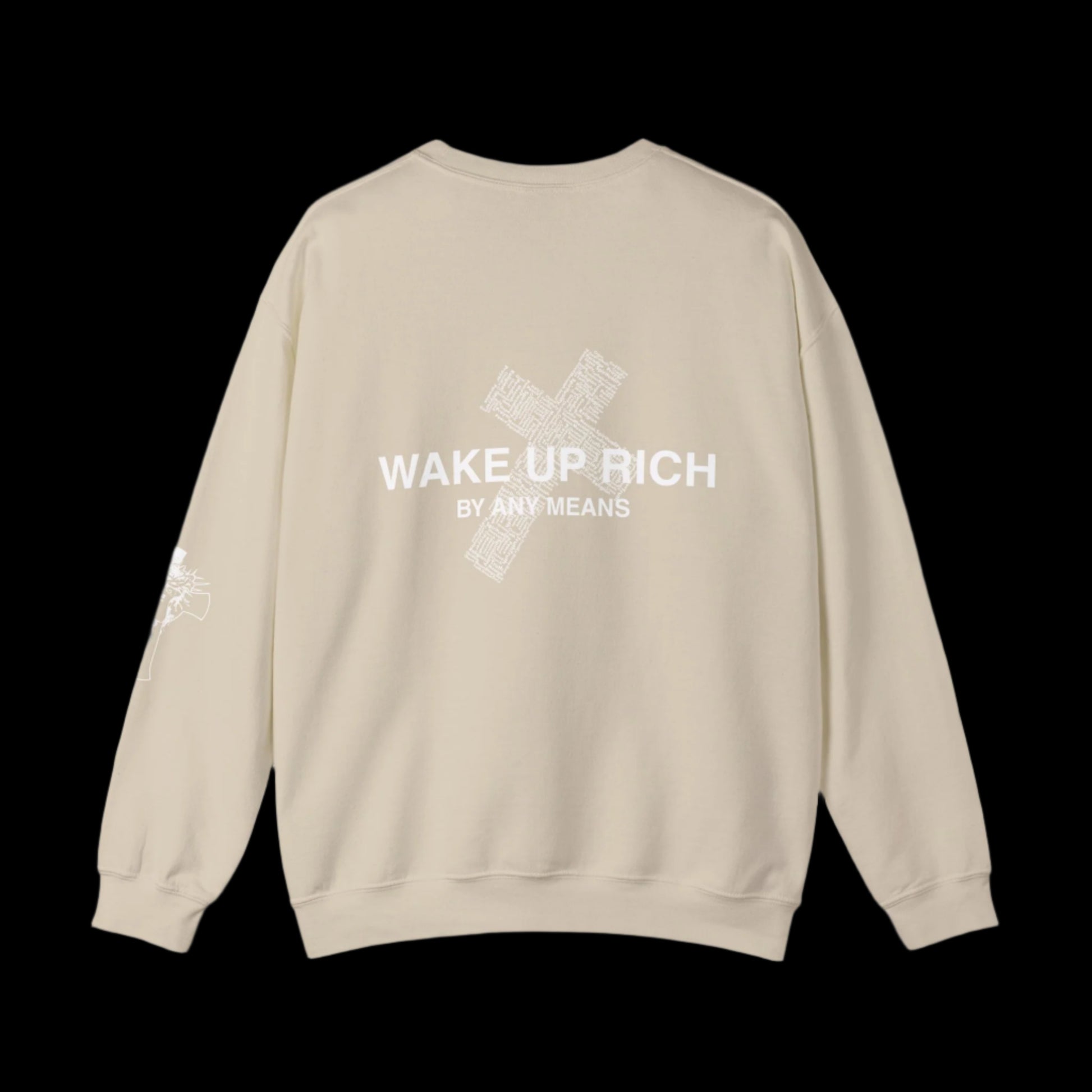 Wake Up Rich™ Unisex Crewneck Sweatshirt