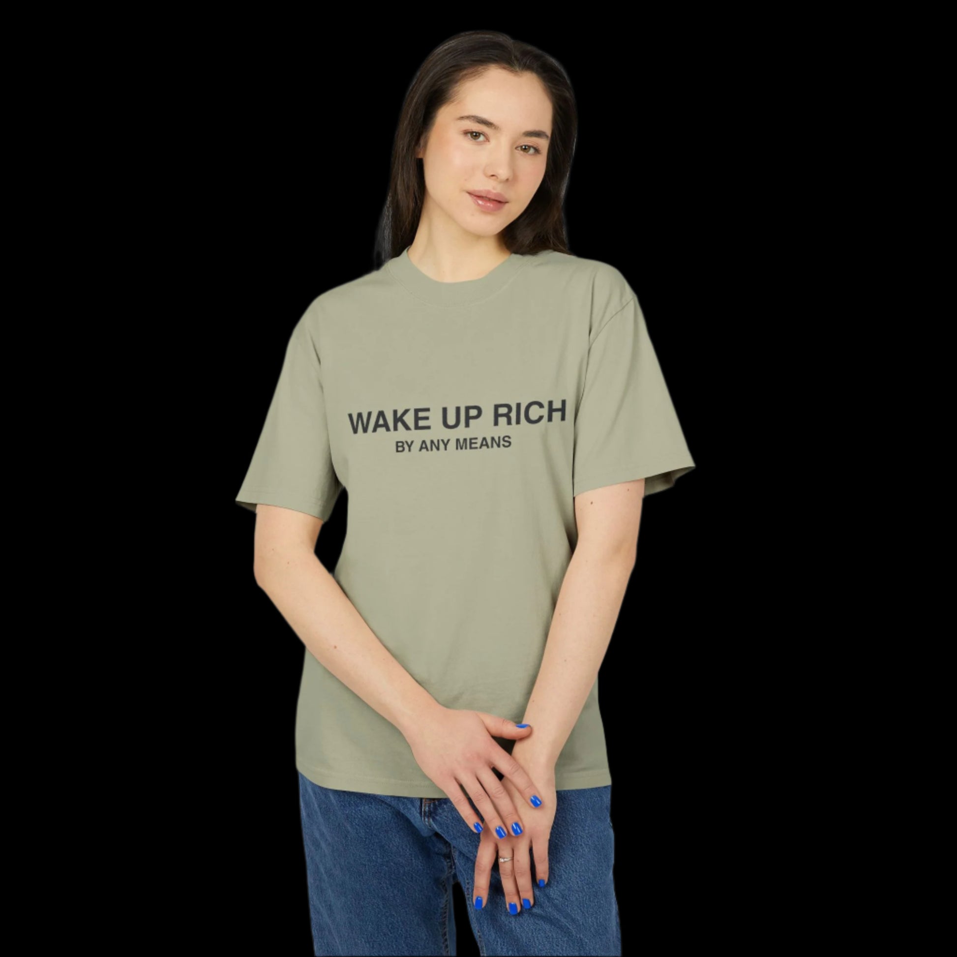 Wake Up Rich™ Unisex Heavy Faded Tee