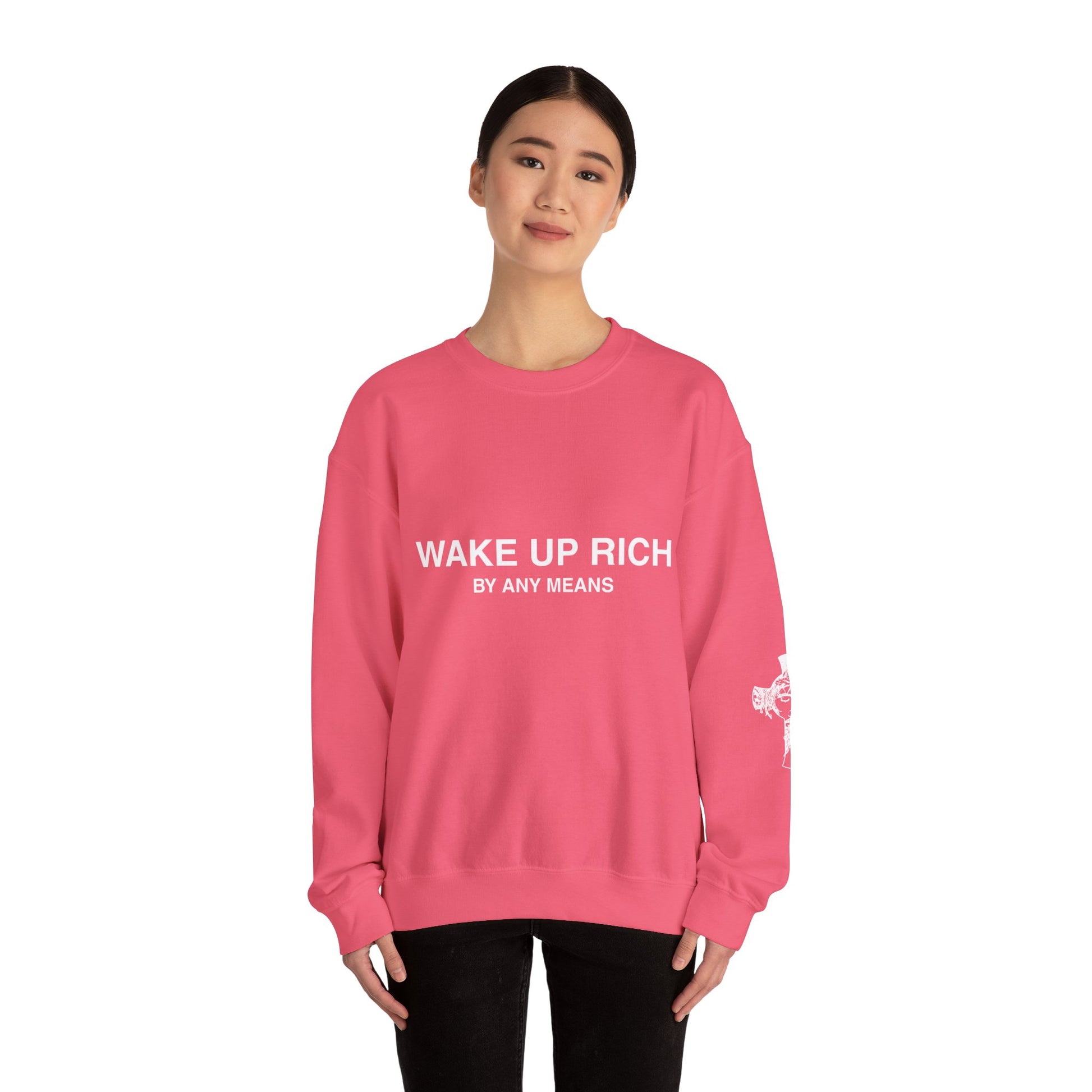Wake Up Rich™ Unisex Crewneck Sweatshirt