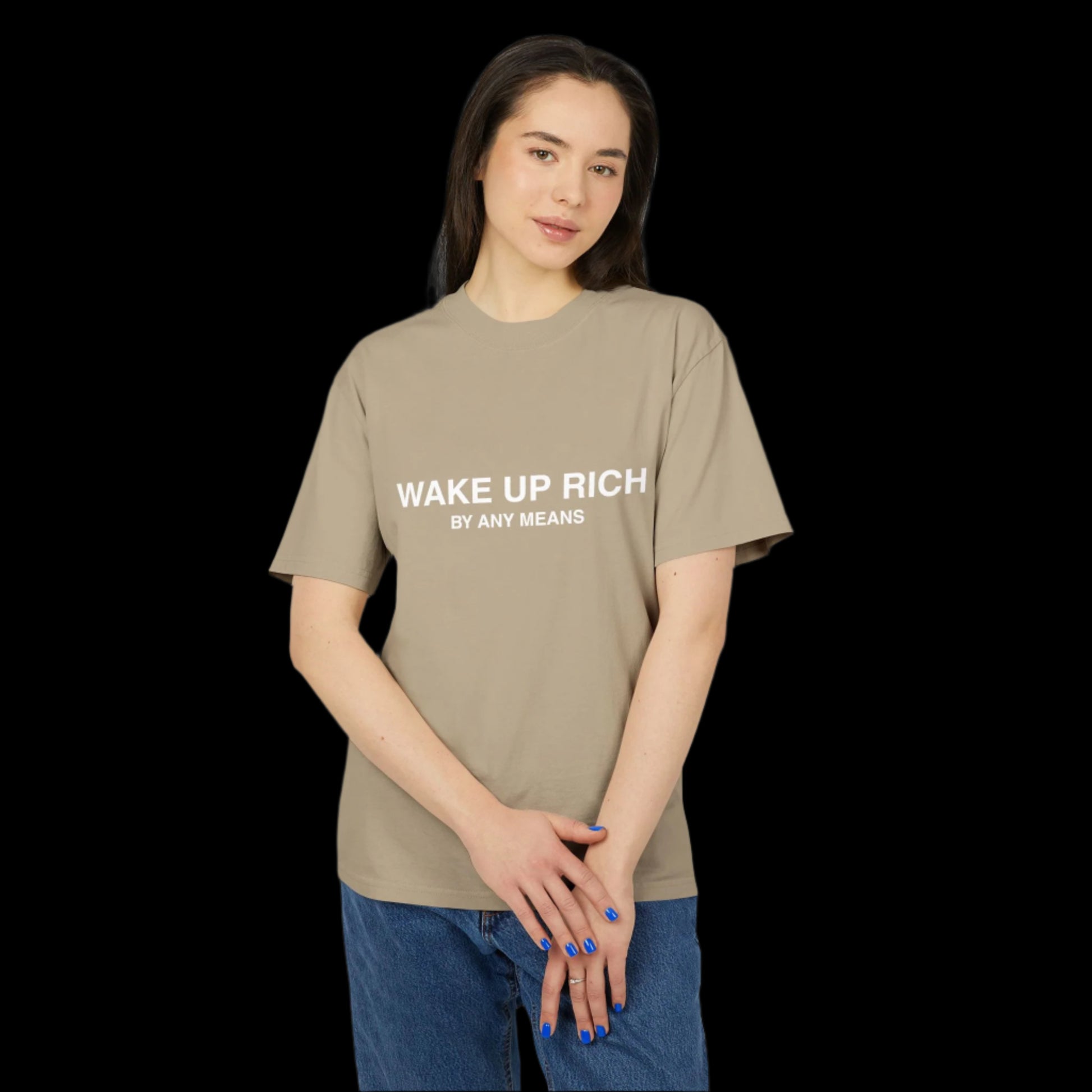 Wake Up Rich™ Unisex Heavy Faded Tee