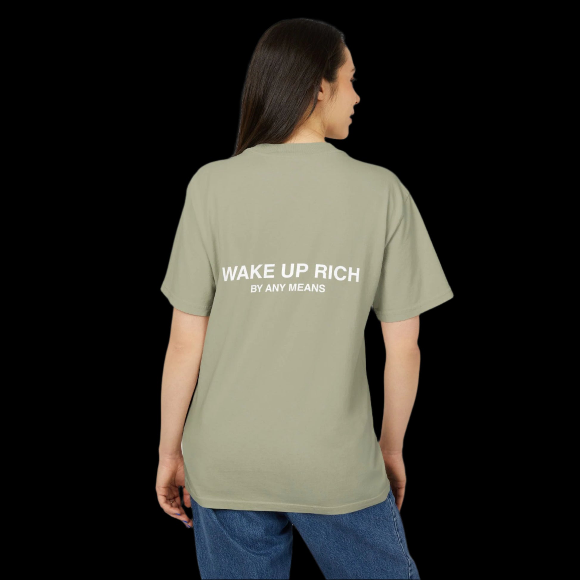 Wake Up Rich™ Unisex Heavy Faded Tee