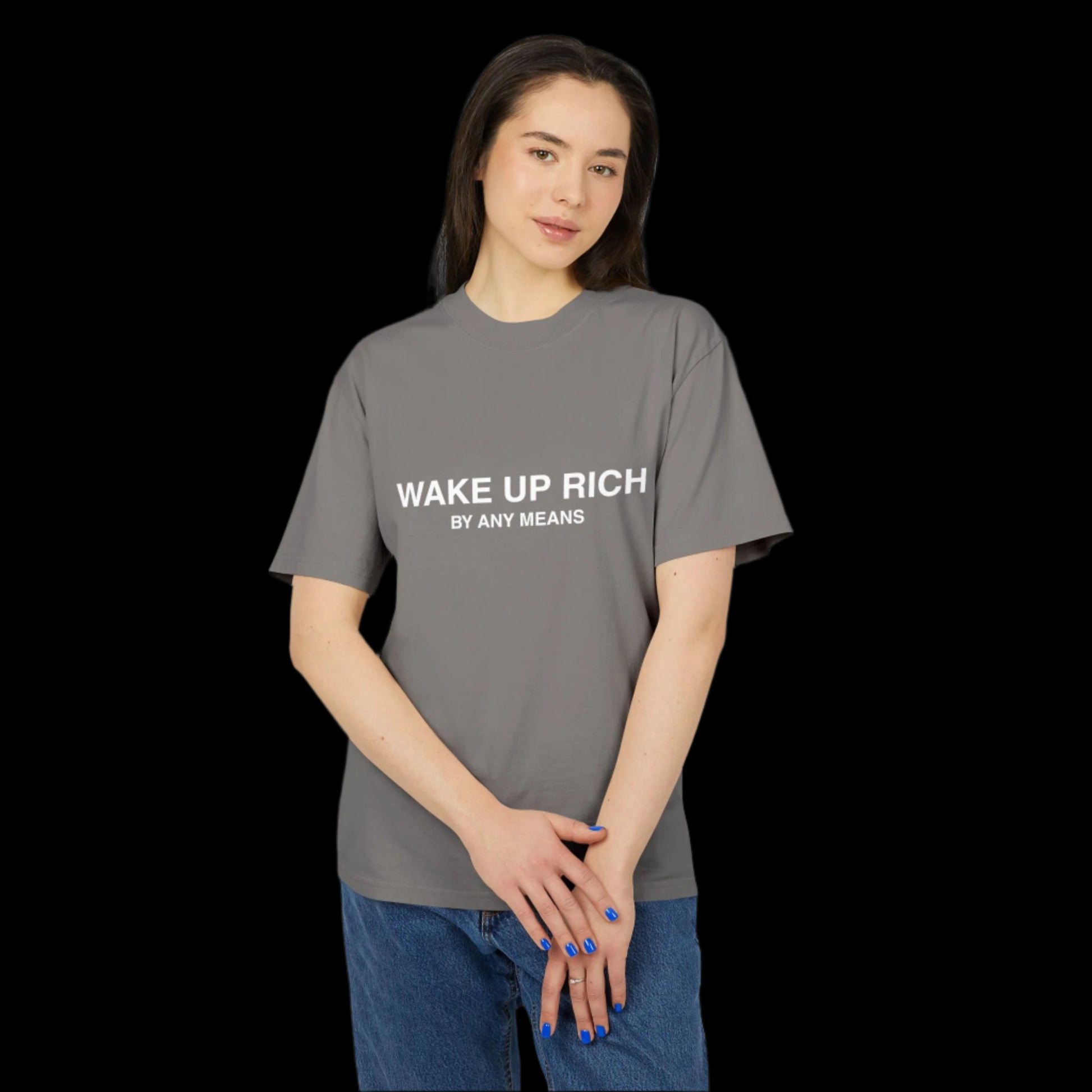 Wake Up Rich™ Unisex Heavy Faded Tee