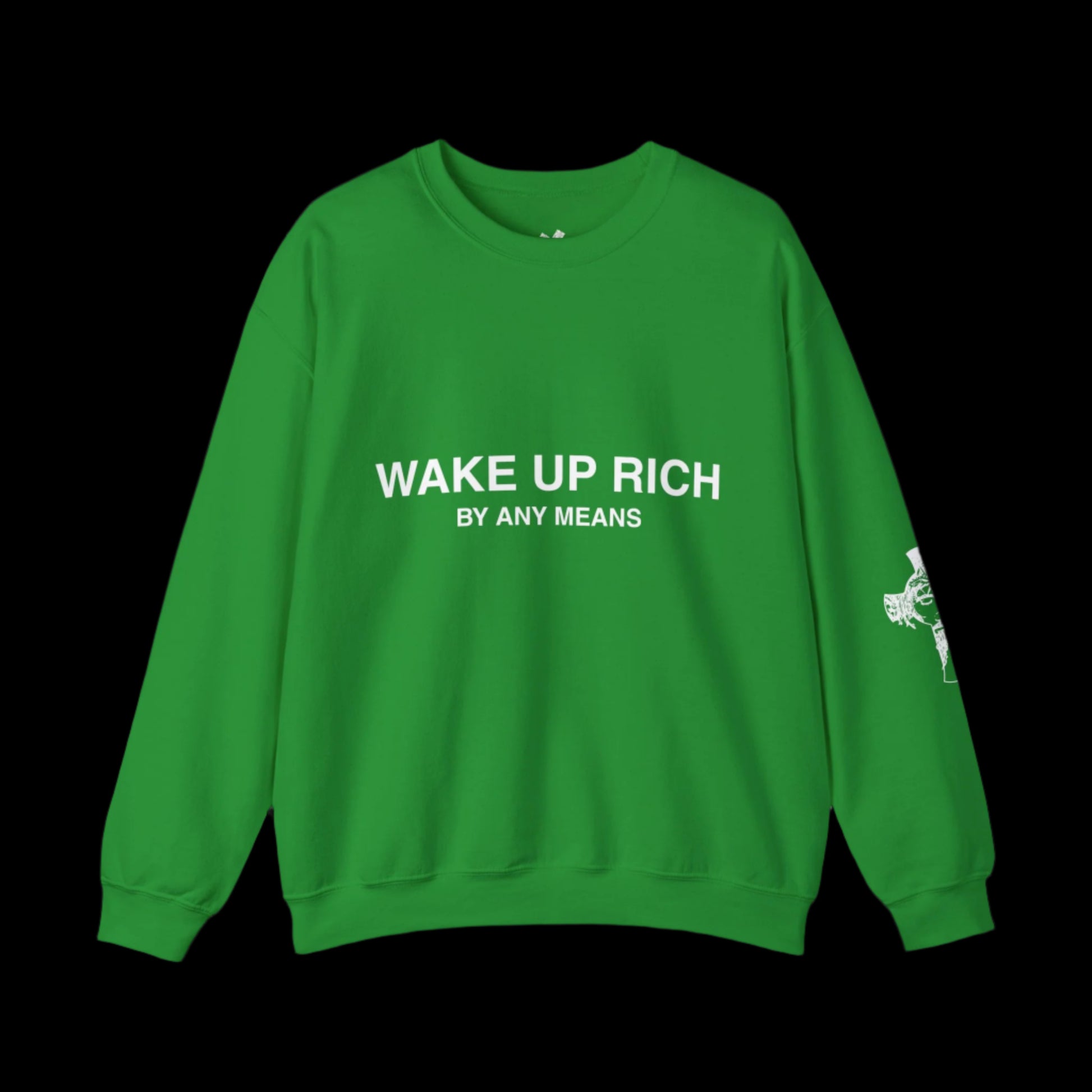 Wake Up Rich™ Unisex Crewneck Sweatshirt