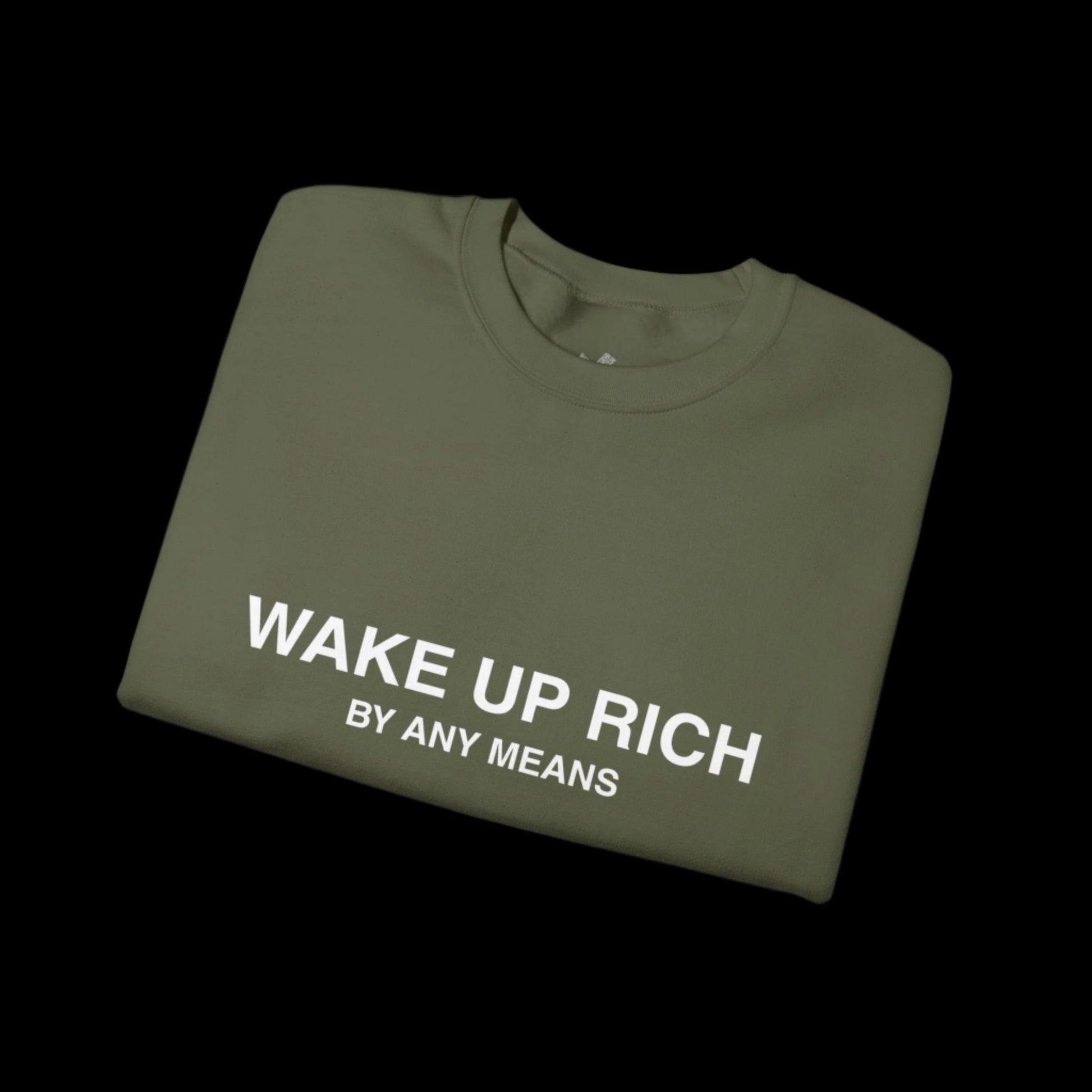 Wake Up Rich™ Unisex Crewneck Sweatshirt