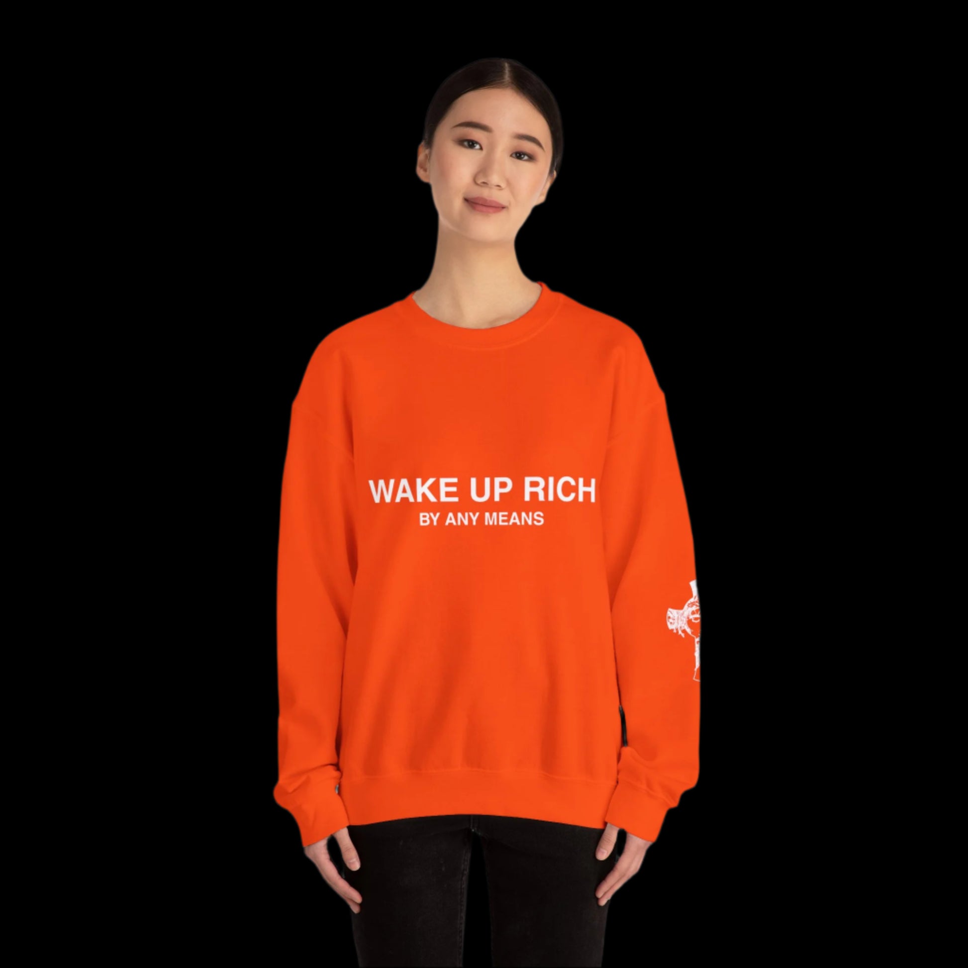 Wake Up Rich™ Unisex Crewneck Sweatshirt