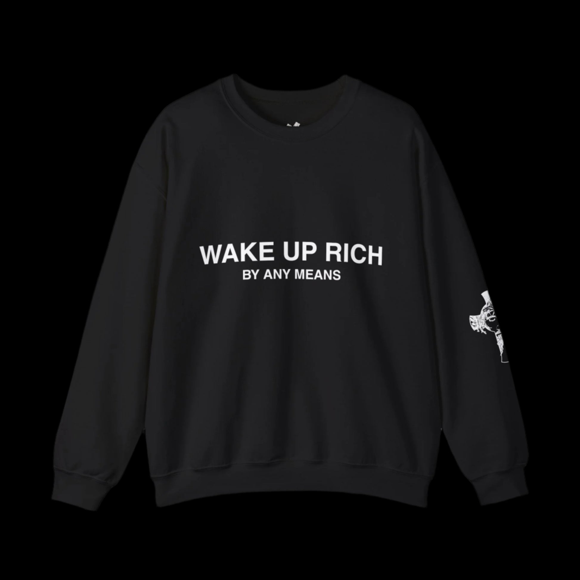 Wake Up Rich™ Unisex Crewneck Sweatshirt